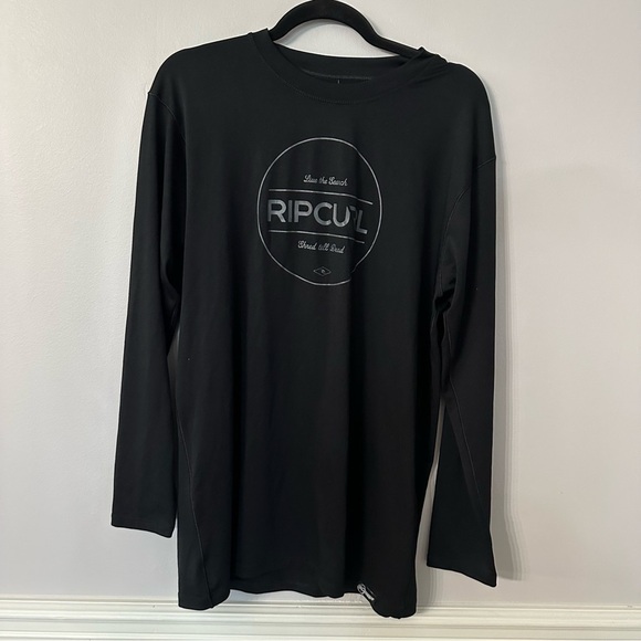 Rip Curl Live the Search Men’s Long Sleeve Crewneck UPF 50 Swim Shirt Sz L GUC - Picture 2 of 7